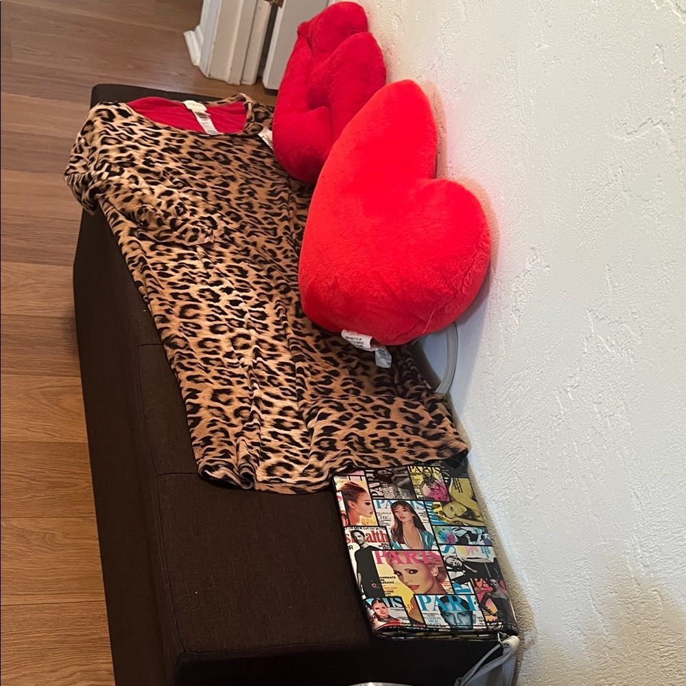 #1335: Leopard Print Sleepwear Dress - Picture 7 of 16